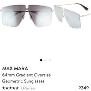 Max Mara MM 0026 Sunglasses in Palladium Silver